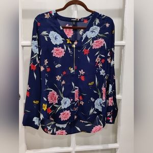 Express Navy Blue Blouse